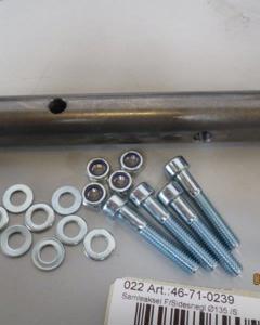 Shaft for lateral auger 135mm M&M